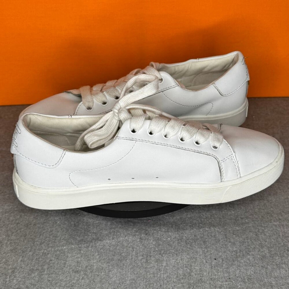 Sam Edelman‎ Ethyl White Leather Sneaker Size 9 M EU 40 - Picture 1 of 9